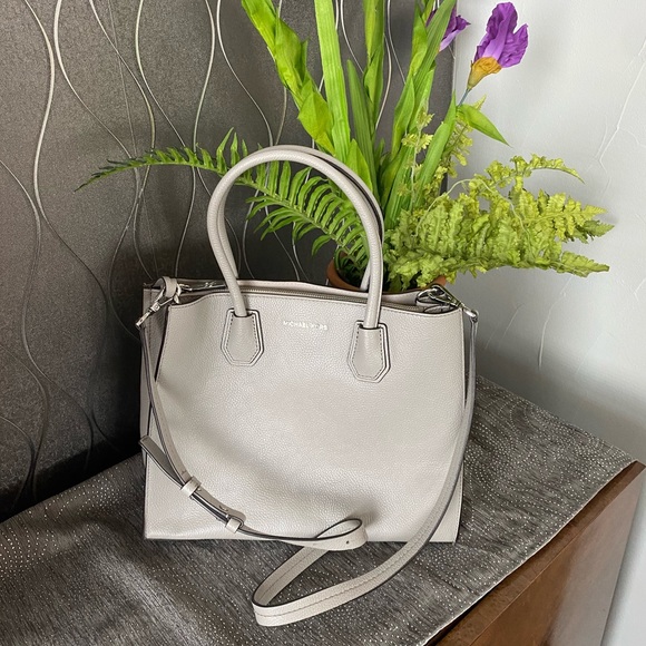 Michael Kors Mercer Crossbody Leather Purse - Picture 5 of 15